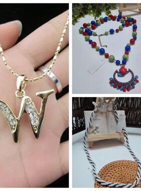 花朵波西米亚风夸张复古项链新品