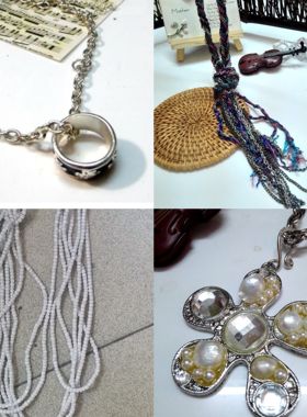 单打夸张流苏气质西米亚多款项链