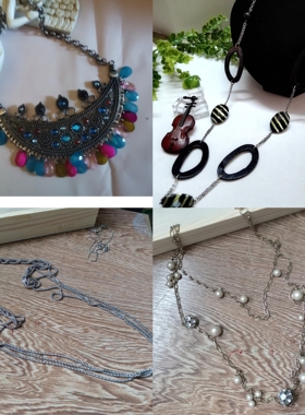 项链新品蓝色波西米亚做旧