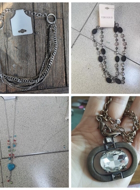 单波波西米亚特色彩色气质长项链