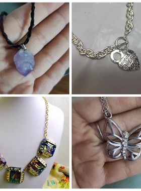 花卉复古漂亮甜美风毛衣项链