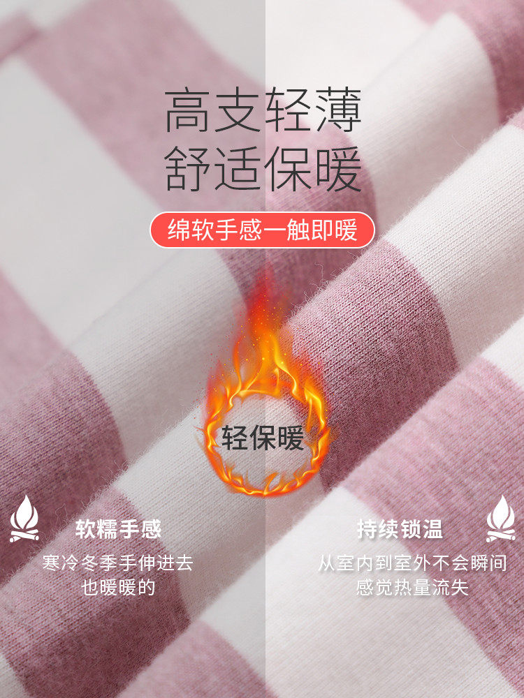 2023 AUTUMN CLOTHES AUTUMN PANTS WOMENS COTTON SUITSTHERMAL UNDERWEARSLIM BOTTOM LINE CLOTHES PANTSTHIN COTTON SWEATER