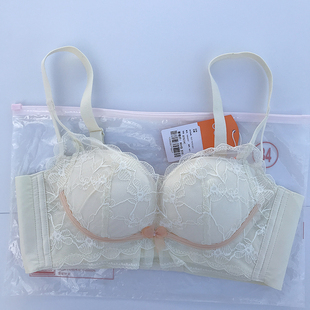 GOSO香蜜闺秀内衣法式 蕾丝无钢圈文胸聚拢小胸显大收副乳上托内衣