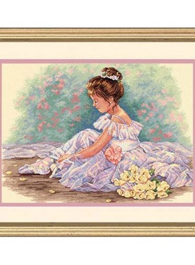 Dim35245 芭蕾女孩 十字绣 saga格式XSD重绘源文件电子图纸