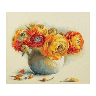 RTO M204 毛茛花束 十字绣 saga格式XSD重绘源文件电子图纸