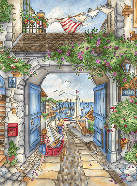 LETI L8004 港口 十字绣 saga格式XSD重绘源文件电子图纸