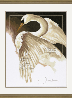 Lanarte 34890 天鹅 十字绣saga格式XSD重绘电子图纸源文件