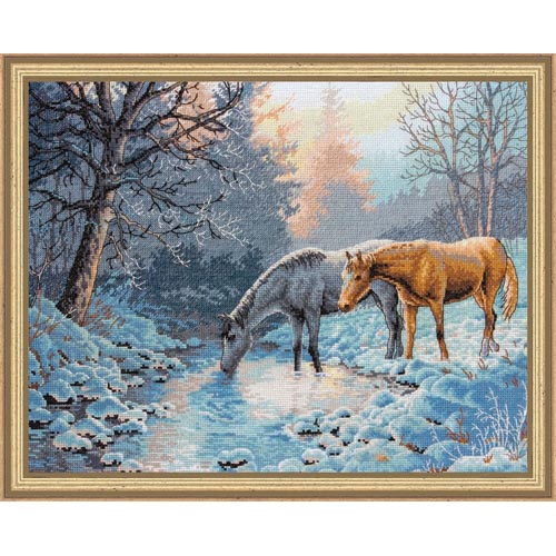 Dim70-35294 马 十字绣 saga格式XSD重绘源文件电子图纸