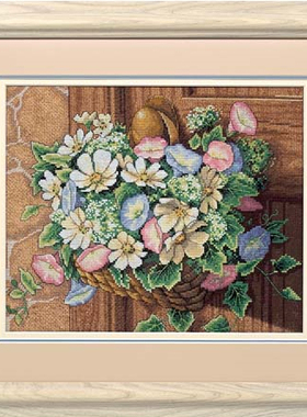 Dim13716 门把花 十字绣 saga格式XSD重绘源文件电子图纸