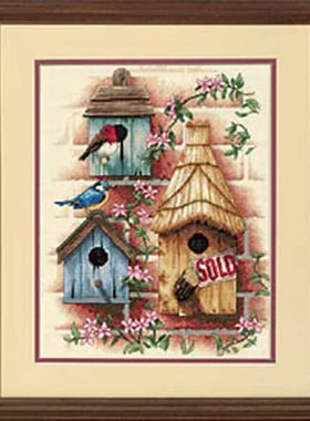 Dim13715 鸟窝 十字绣 saga格式XSD重绘源文件电子图纸