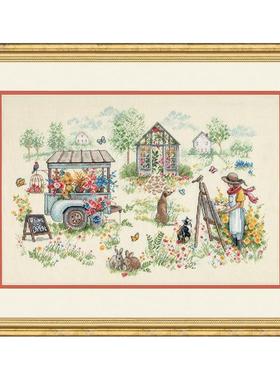 Dim70-35445 幸福时刻 十字绣 saga格式XSD重绘源文件电子图纸