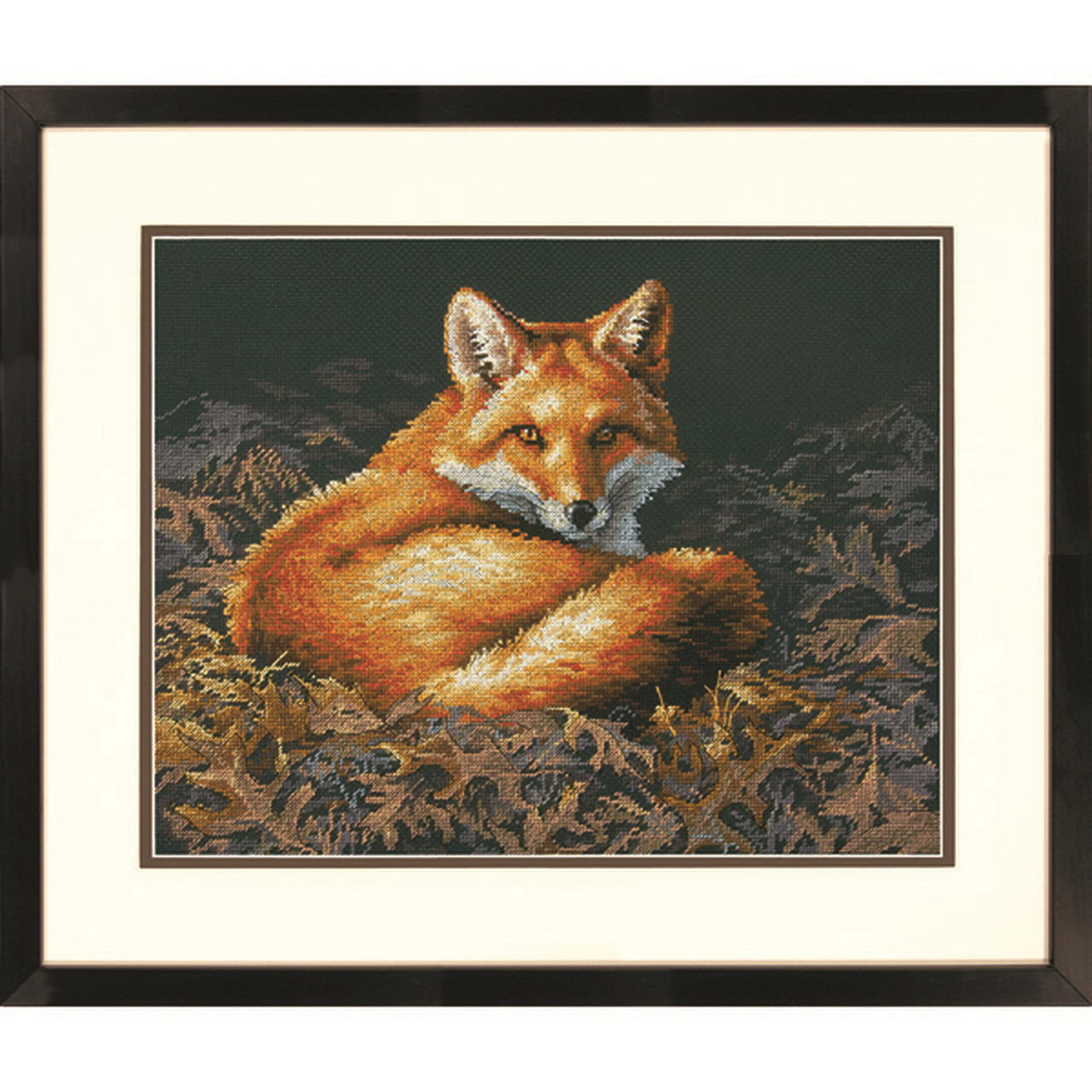 Dim70-35318 狐狸 十字绣 saga格式XSD重绘源文件电子图纸