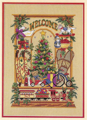 Dim08458圣诞收藏品 十字绣 saga格式XSD重绘源文件电子图纸
