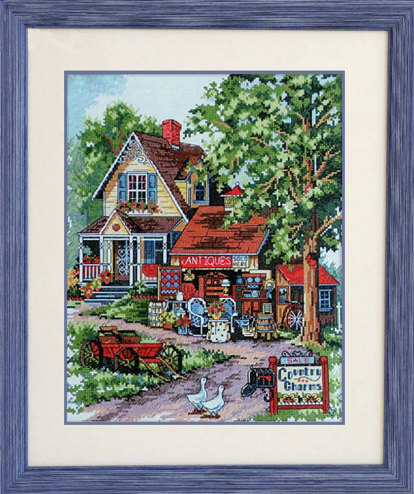 Dim13608 古董屋 十字绣 saga格式XSD重绘源文件电子图纸