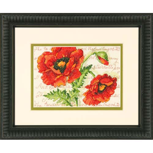 Dim70-65116 红罂粟 十字绣 saga格式XSD重绘源文件电子图纸