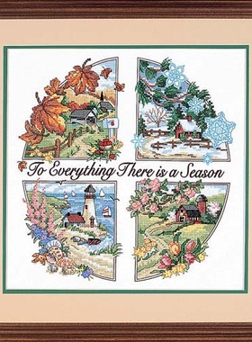 Dim00303椭圆四季 十字绣 saga格式XSD重绘源文件电子图纸