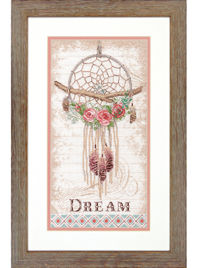 Dim70-35375 花卉捕梦网 十字绣 saga格式XSD重绘源文件电子图纸