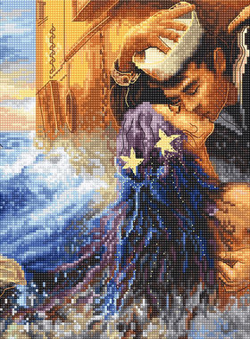 LETI 940 美人鱼之吻 十字绣 saga格式XSD重绘源文件电子图纸