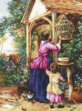 Luca-S B583 鸟笼 十字绣 saga格式XSD重绘源文件电子图纸