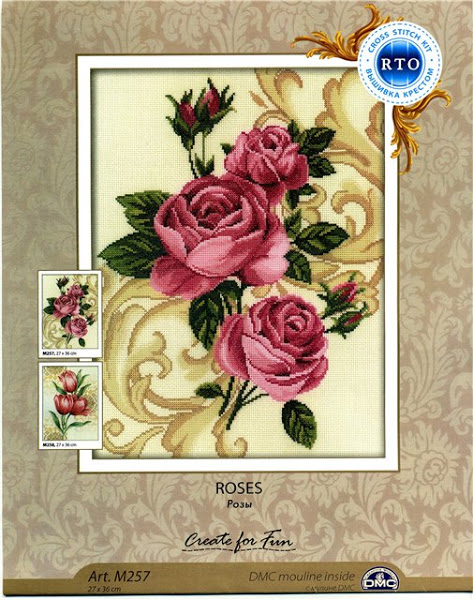 RTO M257 玫瑰 十字绣 saga格式XSD重绘源文件电子图纸