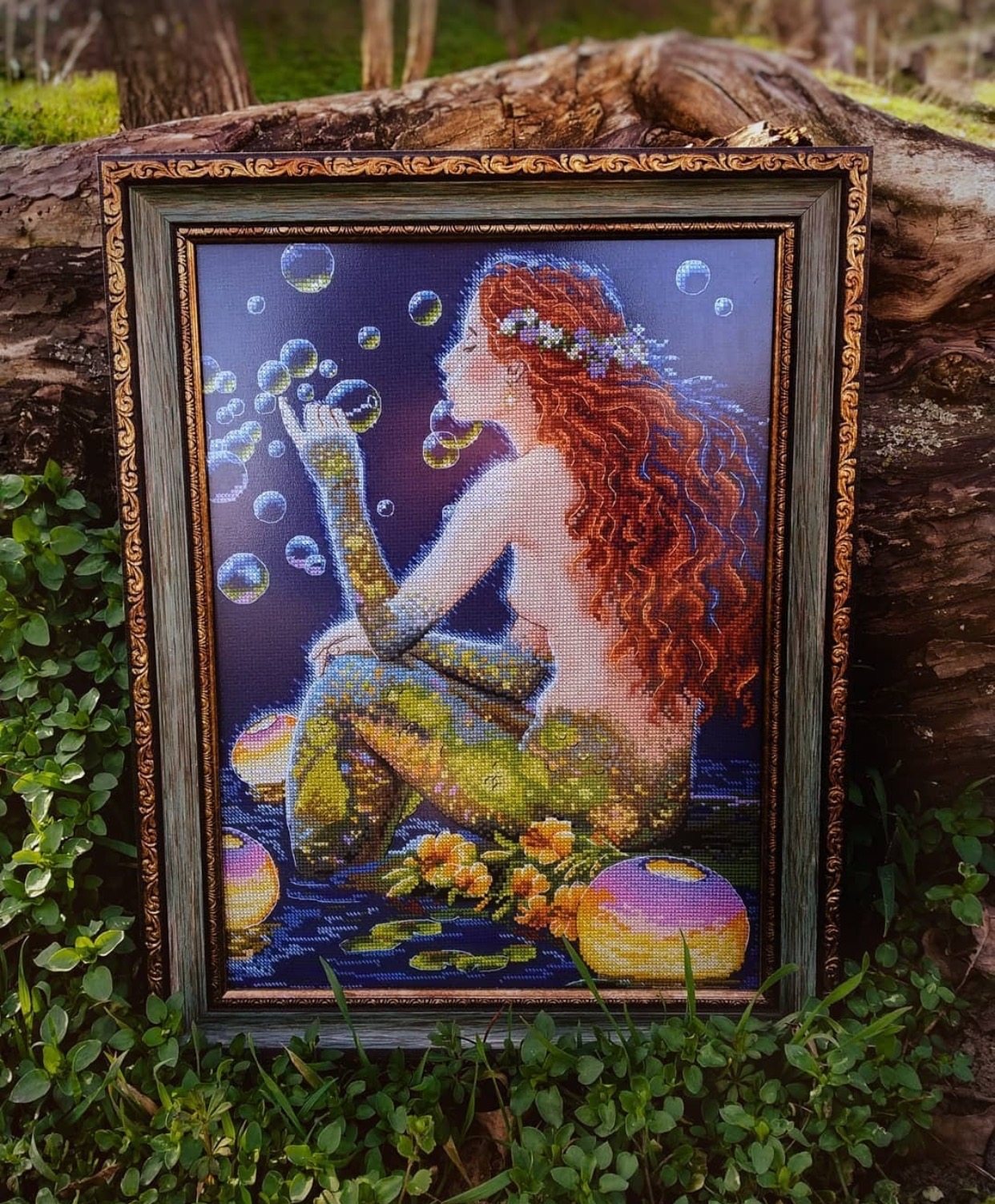 Merejka K-46 美人鱼 十字绣 saga格式XSD重绘源文件电子图纸