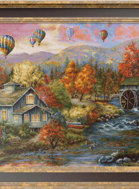 Luca-S B616 秋溪磨坊 十字绣 saga格式XSD重绘源文件电子图纸