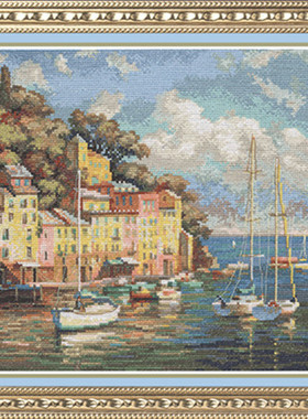 Panna MT-1383意大利海岸 十字绣saga格式XSD重绘电子图纸源文件