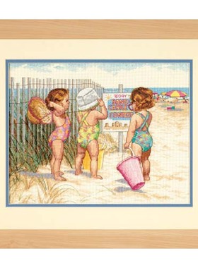 Dim35216 沙滩宝贝 十字绣 saga格式XSD重绘源文件电子图纸