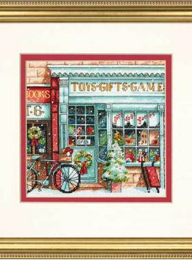 Dim70-08900玩具店的自行车 十字绣 saga格式XSD重绘源文件电子图