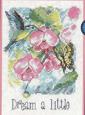 Dim16716 蜂鸟 十字绣 saga格式XSD重绘源文件电子图纸