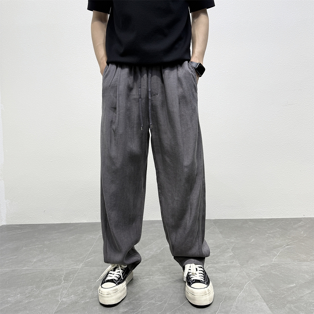 JIDERE轻薄凉感天丝休闲裤