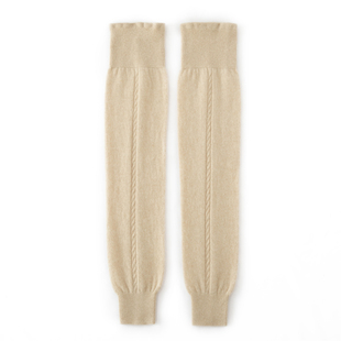 暖秋冬100%纯山羊绒护膝加长护腿女2025过膝保暖老寒腿长筒套男女