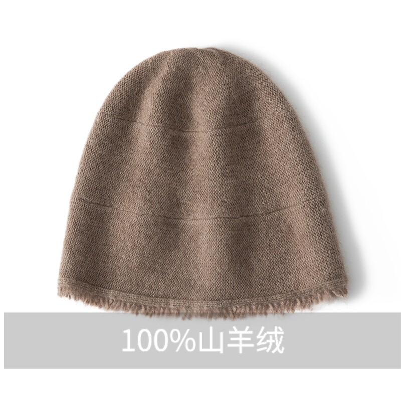 秋冬帽百搭保暖针织帽女流苏帽