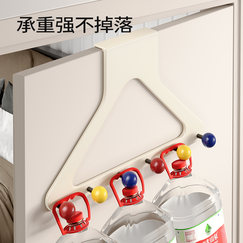 时尚门后挂钩免打孔新款潮强力承重挂衣钩悬挂卧室门衣帽挂包收纳