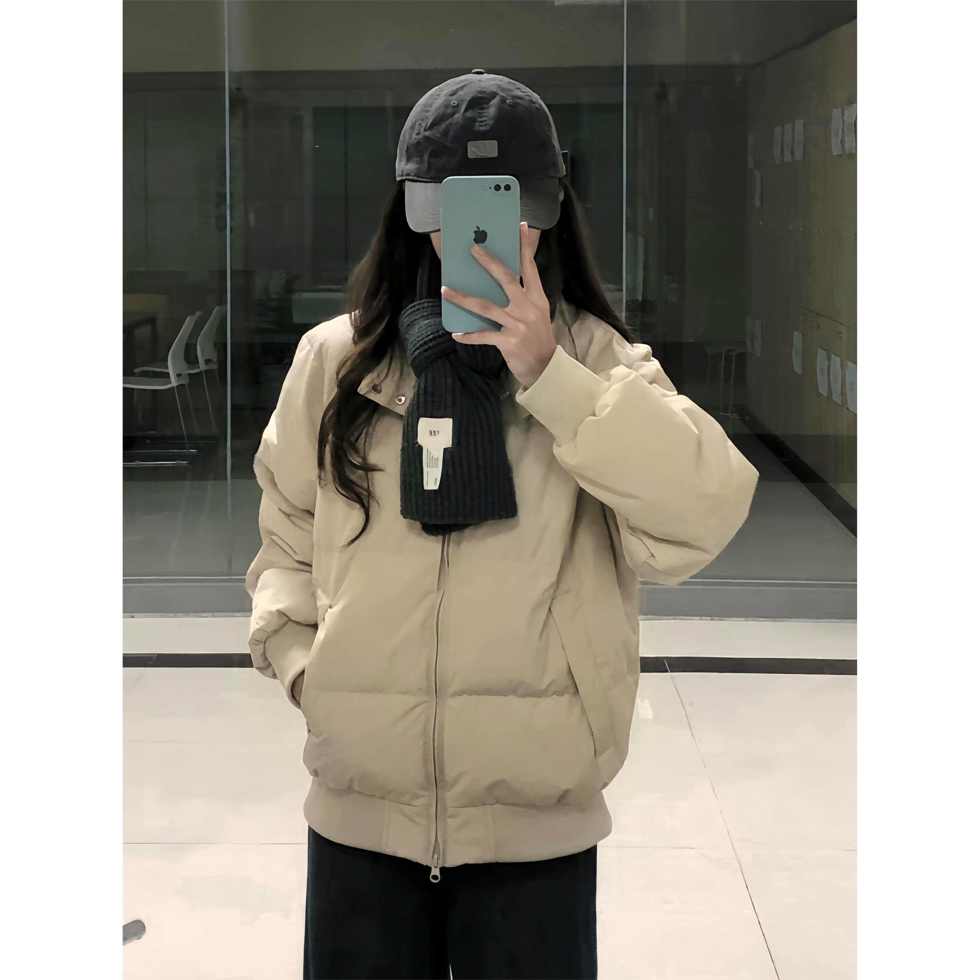 超好看立领棉服女款冬季2025新款宽松显瘦不臃肿加厚保暖棉衣外套