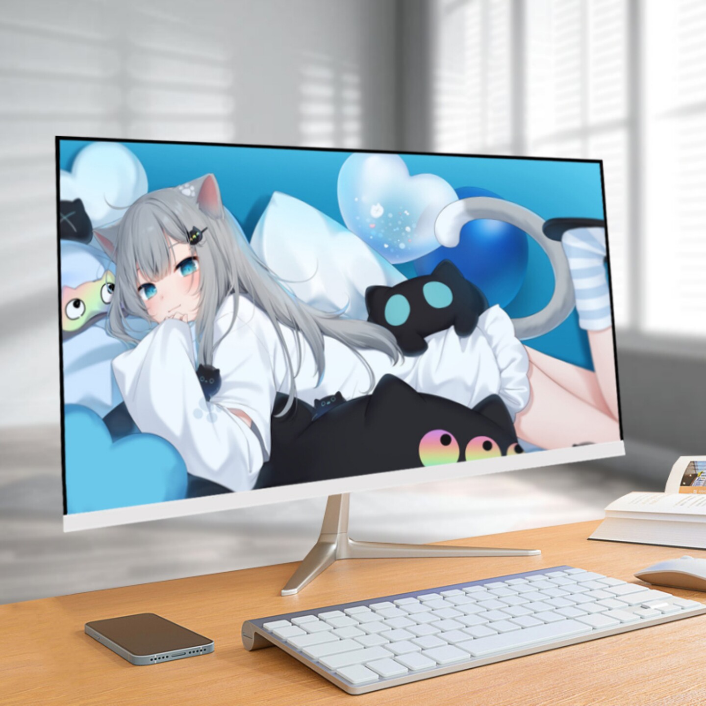 32英寸2K180Hz显示器高刷电竞240Hz游戏电脑高清办公165Hz曲面屏