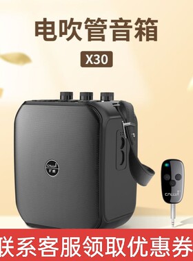 扩威X30电吹管二胡萨克斯无线蓝牙120W大功率乐器专用户外K歌音响