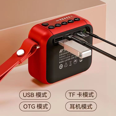 山水F39迷你音箱蓝牙户外便携插卡U盘大音量低音炮小音响2025新款