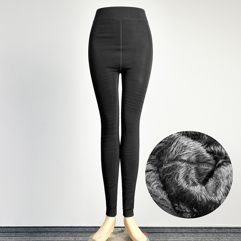 黑色加绒加厚弹力打底裤女2025显瘦保暖外穿光腿神器性感健美裤