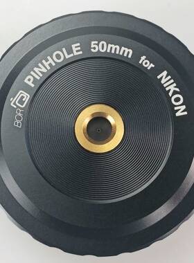 BOR PINHOLE 50mm for nikon  尼康 针孔小孔镜头 航空铝 镜头盖