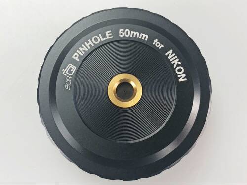BOR PINHOLE 50mm for nikon  尼康 针孔小孔镜头 航空铝 镜头盖