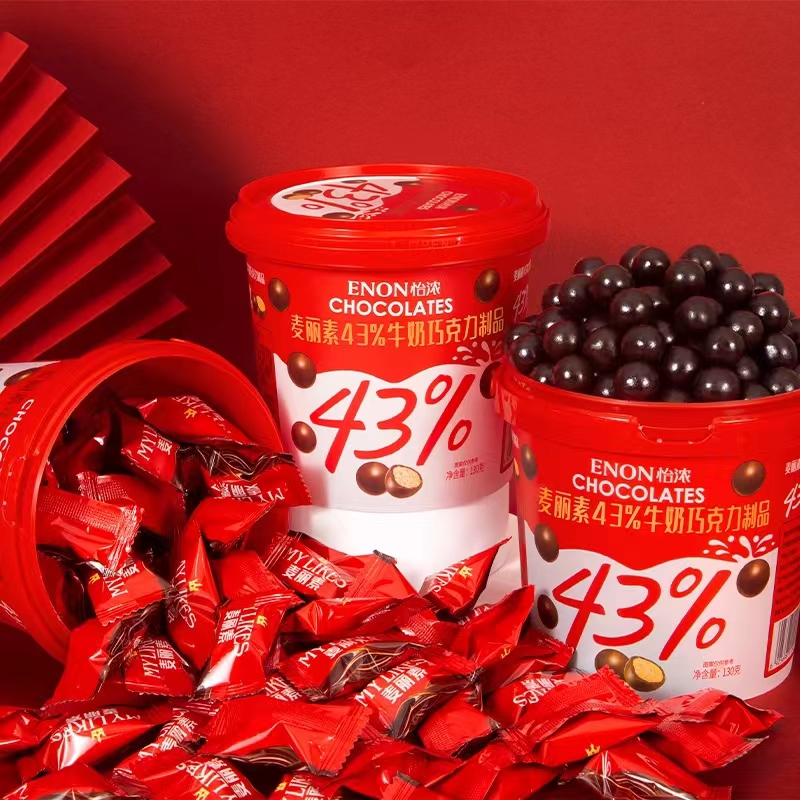 怡浓纯可可脂麦丽素巧克力106g