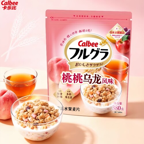 卡乐比桃桃乌龙即食水果麦片
