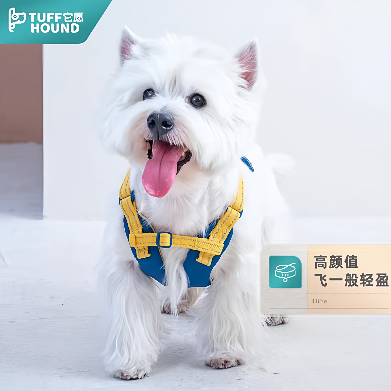 它愿狗狗背心式胸背牵引绳不勒脖图片