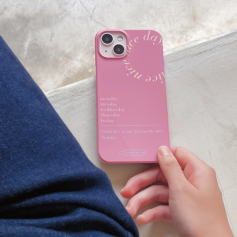 青桃原创粉色韩系苹果iphone12