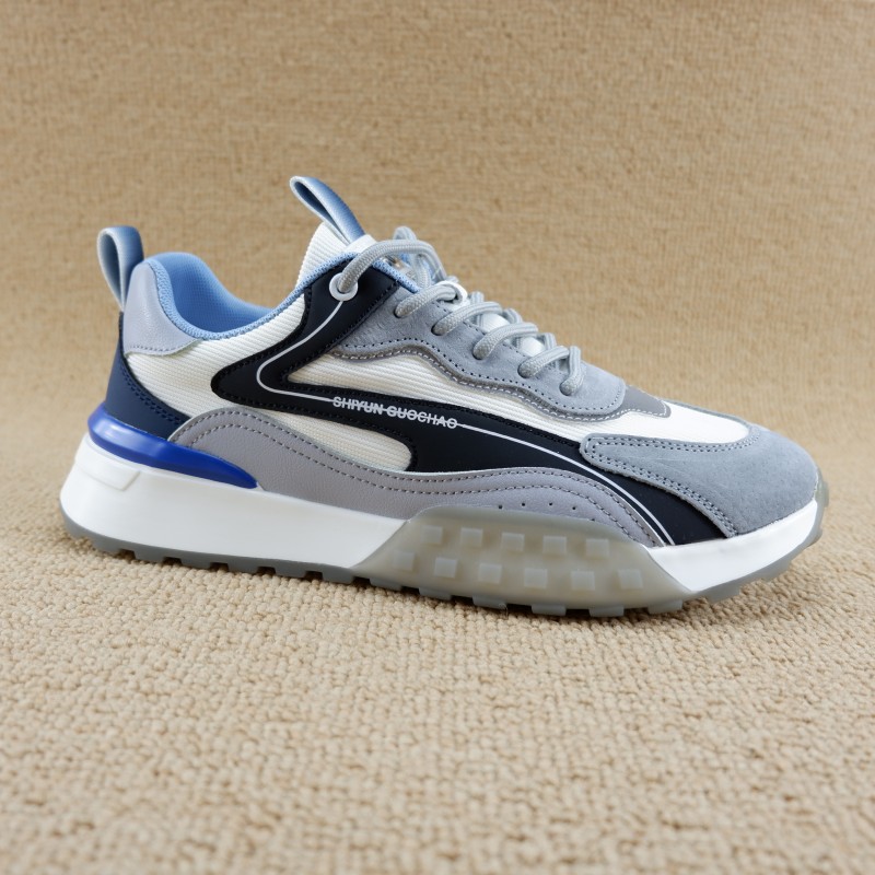 男鞋春秋款青少年舒适时尚流行鞋39-44码网面透气防滑学生休闲鞋