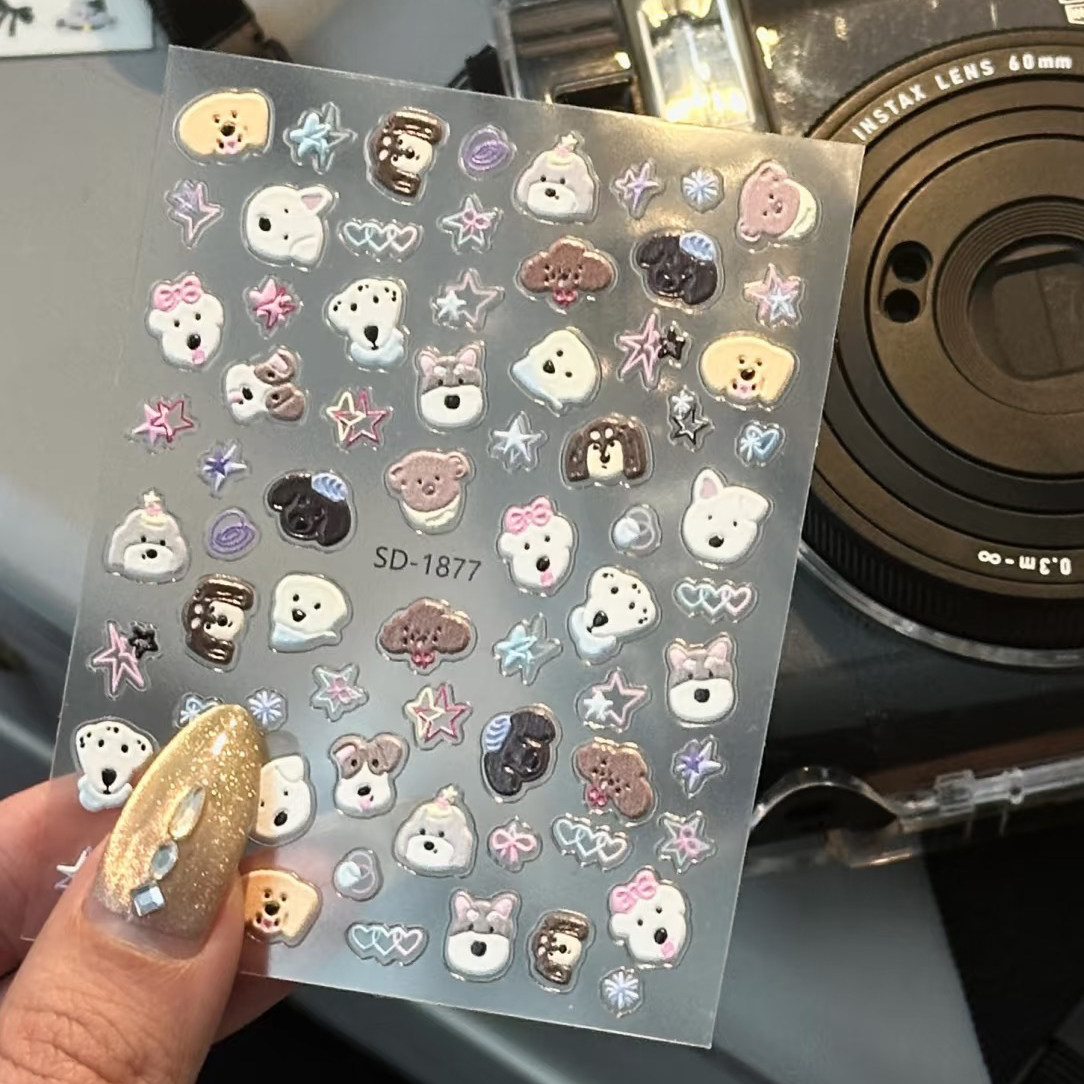 小动物可爱卡通小狗头像立体相机ccd贴纸DIY装饰贴儿童萌趣花贴,文具电教/文化用品/商务用品,贴纸/立体贴纸,淘宝优惠券,粉丝福利购,淘宝优惠卷