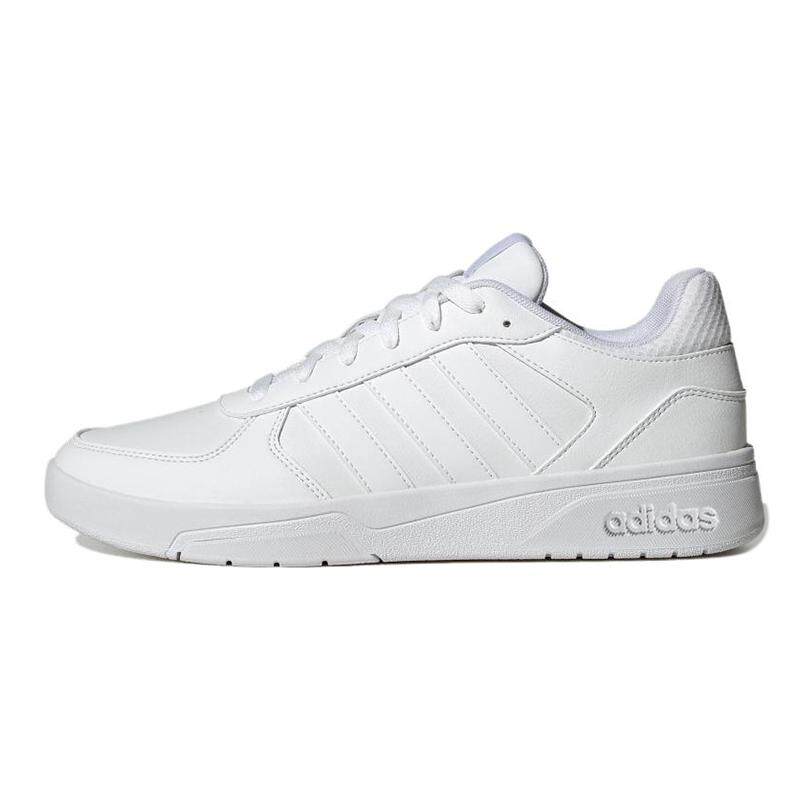 adidas neo Courtbeat 潮流舒适 防滑耐磨 低帮 板鞋 男款 白