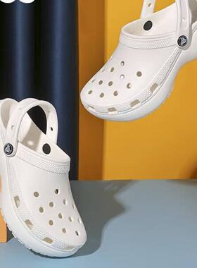 Crocs Classic Clog 经典卡洛驰运动沙滩 洞洞鞋 雪白