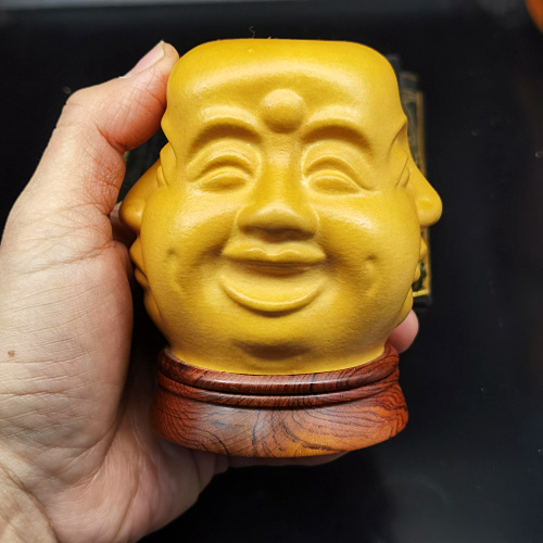 名家范制喜怒哀乐花模葫芦茶叶罐